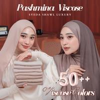Gambar Heva - Pashmina Syeda Viscose Shawl Flowly Jilbab Muslim Wanita 180cm x 70cm Viscose Premium Luxor 50++ Warna - Modal Berlin Wood dari Hevafsid undefined 1 Tokopedia