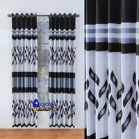 Gambar Gorden Jendela Dan Pintu Motif Print Daun Bahan Kain Blackout Import Tebal Kedap Suara Tahan Air Model Smokring Tinggi 230 cm Tali - Abu, Lebar 95 cm Tinggi 230 cm dari Qios Gorden undefined 1 Tokopedia