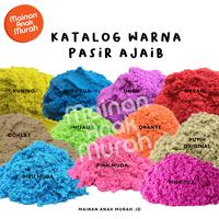 Gambar Pasir Ajaib 500 Gram Refill Kemasan Isi Ulang / Pasir Mainan Edukasi Anak Warna Warni - Hijau dari Mainan Anak Murah undefined 2 Tokopedia