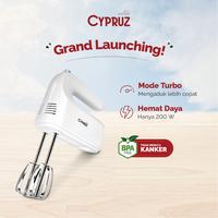 Gambar Cypruz Turbo Hand Mixer Pengaduk Adonan 5 Speeds dari Cypruz Kitchenware undefined 1 Tokopedia