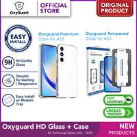 Gambar [Paket Hemat] Oxyguard Case Tempered Glass Compatible For Samsung Galaxy A55 5G - Premium Clear Casing dari GadgetLifestyle Shop undefined 1 Tokopedia