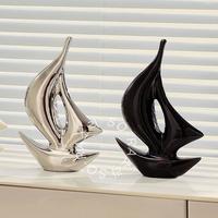 Gambar Pajangan Keramik Kapal Elegan Dekorasi Rumah Dekor Rumah Home Decor Patung Kapal Dekorasi Perahu Figur Ornamel Perahu Minimalis - Hitam dari SO-RA.id undefined 4 Tokopedia