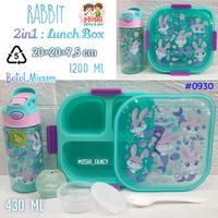 Gambar Lunch Box 2in1 Motif Koala Rabbit Mobil Tamiya Gabby Dolls / Lunch Box dan Botol Minum 2in1 / Tempat Makan dan Tempat Minum Koala Curious Bunny Gabby Dolls Mobil - Mobil Tamiya dari MoshiFancy undefined 3 Tokopedia