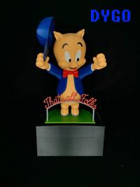 Gambar DYGO 3D PRINT / FIGURE / CHARACTER / LOONEY TUNES / PORKY PIG dari Dygo3D undefined 1 Tokopedia