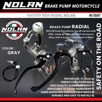 Gambar MASTER REM NOLAN RADIAL SET KANAN KIRI PLUS KABEL SWITCH REM UNIVERSAL ALL MOTOR SINGLE CAKRAM - Black dari Top High Varian undefined 3 Tokopedia