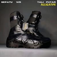 Gambar Sepatu PDL WR Aligator Tali Putar - Model Terbaru - Shoes, Hitam, Putih, Boots, Kerja, Wanita, Pria, Black - 45 dari LAPAK TEMPUR DAN ALAM undefined 4 Tokopedia