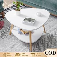 Gambar Meja kopi ruang tamu sofa rumah meja teh kamar tidur mini bergaya sederhana rumah sewa dengan meja kecil sederhana modern - Putih（47*52*51cm） dari Dreamhouse11 undefined 1 Tokopedia
