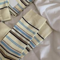 Gambar Missoofficial.id KK1154 Kaos Kaki Panjang Motif Belang Sarung Kaki Strip Garis Warna-Warni  Korean Socks Wanita Ankle Pendek Semata - HIJAU dari MISSOOFFICIAL.ID undefined 5 Tokopedia