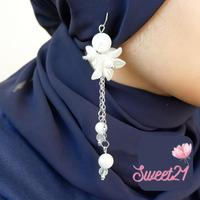 Gambar Sweet21 Anting Jilbab Sepasang Earing Aksesoris Wanita Klip Hijab - A dari Sweet21 Nada undefined 1 Tokopedia