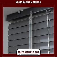 Gambar TIRAI ALUMUNIUM - HORIZONTAL BLIND/VENETIAN BLIND - CUSTOM UKURAN & WARNA - ALUMUNIUM 100% - 125cm, 275cm dari ROKA INTERIOR undefined 4 Tokopedia