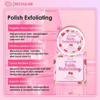 Gambar RITZGLAM Intensive Watermelon – Paket Lengkap Polish Exfoliating + Scrubber Pad + Hyalusqua Glow Moisturizer+ Intensive Moisturizer | Bibir Pink Sehat & Halus Seharian. Perawatan Pencerah Bibir Hitam. Pelembab. Waterproof. Masker Bibir - Intensive Watermelon dari RITZGLAM PINK LIP TREATMENT undefined 3 Tokopedia