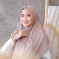 Gambar HIJAB BERGO MALAY NON PET INSTAN SIZE M - putih tulang/bw, M(65x70) dari FANZA HIJAB undefined 2 Tokopedia