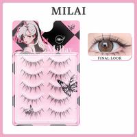 Gambar MILAI  Batang Transparan Ultra Halus 5 Pasang Bulu Mata Palsu/Lem Bulu Mata Bulumata Eyelash Extension - A01, Pinset  pink+ lem dari Milai Bulu Mata undefined 4 Tokopedia
