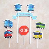 Gambar Topper toper hiasan tusukan kue cake nasi tumpeng happy birthday ulang tahun karakter the little bus tayo - -, - dari Rean Shoop_NEW undefined 1 Tokopedia