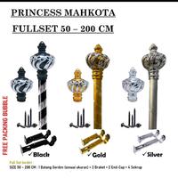 Gambar Batang gorden besi gorden tiang gorden model princes minimalis full set komplit - gold, 50cm dari BATANG GORDEN FULL SET undefined 3 Tokopedia