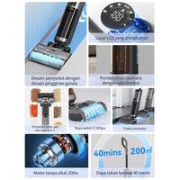 Gambar Smart Wet & Dry Vacuum Cleaner Alat Pel Lantai Otomatis 3-in-1 Vakum Basah Kering, Penyedot Debu, dan Alat Pel Lantai Otomatis 3-in-1, Pembersih Lantai Listrik Tanpa Kabel - S-Clean V1 Pro dari Toko ipin ipin keinjak paku undefined 5 Tokopedia