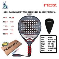 Gambar Raket Padel NOX AT10 Genius 12K 2025 Agustin Tapia Grey dari Pro Tennis Padel Sport undefined 1 Tokopedia