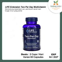 Gambar (ORIGINAL) Life Extension Two Per Day capsule Multivitamin isi 60 capsule Suplemen Vitamin & Mineral dari Gudang Lotus undefined 1 Tokopedia
