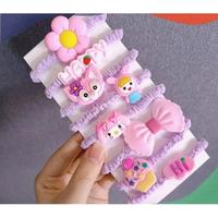 Gambar 8 Pcs Kunciran Anak Perempuan/ Kunciran Set/Ikat Rambut Kumciran Lucu/Asesoris Rambut Korea Fashion - Pink dari Uwais Grosir undefined 5 Tokopedia