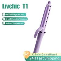 Gambar Hyundai x  LivChic Official LC204PRO T1 AI Styling Catokan Rambut Curly catok 32mm 55W Catokan Rambut Curly catokan - LC204PRO dari Hyundai Audio Store undefined 1 Tokopedia