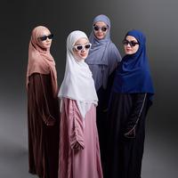 Gambar Gerai Hawa - Shafana Abaya Terbaru Gamis Dress Muslim Basic Syari Elegan Baju Akad Nikah Wanita Basic - Navy, S-M dari Gerai Hawa_NEW undefined 1 Tokopedia