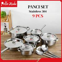 Gambar [PROMO] Ollahom Peralatan Masak SET Panci SET 5 PCS 6 PCS 9 PCS Stainless 304 Anti Lengket Tebal Mudah Dibersihkan Kitchenware - Panci Set 6 pcs - C dari Ollahom Official Store undefined 4 Tokopedia
