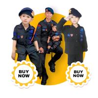 Gambar Baju dinas Brimob warna Hitam Baju brimob Kostum profesi brimob dari Kostumanak undefined 1 Tokopedia