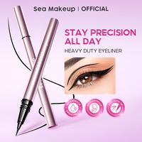 Gambar [READY STOCK] Sea Makeup Pensil Mata Heavy Duty Eyeliner Tahan Air & Keringat Waterproof Intense Precision Formula Krimi Cair Presisi Tinggi Liquid Pen Makeup Line Pencil - Heavy Duty Eyeliner  dari Sea Makeup undefined 1 Tokopedia