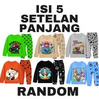 Gambar Paket Usaha Piyama Baju Setelan Anak Laki Lengan Celana Panjang Karakter Cowok Kartun Usia 1 - 10 - 1 Pcs Random, S ( 1 - 2 Tahun ) dari Hypelane_NEW undefined 1 Tokopedia