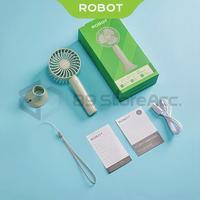 Gambar ROBOT Kipas Angin Mini Fan USB Portable RT-BF19 1200mAh 3 Level Kecepatan Angin Putih Hijau Original Garansi Resmi 1 Tahun COD Gratis Ongkir - Putih dari 89 Store ACC undefined 3 Tokopedia