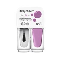 Gambar Molly Muller 2in1 G Nail Polish C Top Coat No 5 Blush 5MLX2 dari Apotik Century undefined 3 Tokopedia