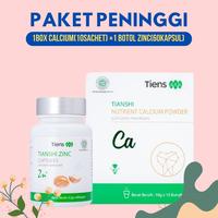 Gambar Tiens peninggi badan nutrient Calcium powder dan zinc capsules - 1sachet calcium+30 kapsul zinc dari herbalzincstore undefined 1 Tokopedia