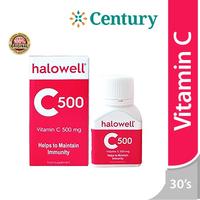 Gambar Halowell  C 500 MG 30 Tablet/Vitamin C/Daya TahanTubuh/Antioksidan/Imunitas dari Apotik Century undefined 1 Tokopedia
