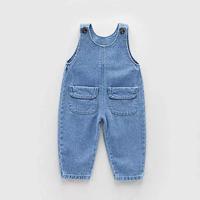 Gambar OVERALL KANTONG 2 OVERALL JEANS ANAK Baju Kodok Anak 1-4 Tahun - size S dari BeeKidsStore undefined 5 Tokopedia