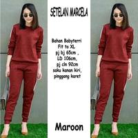 Gambar INSTAN PIK - SETELAN TRAINING MARCELA L XL XXL 3XL BAJU OLAHRAGA MUSLIM WANITA SPORT CELANA PANJANG LARIS - Kunyit, 3XL dari KERABAT ALAM undefined 2 Tokopedia