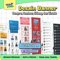 Gambar KADO LULUS Banner Spanduk Sidang Skripsi Wisuda Sempro Semhas Desain Unik Lucu #7 - 035 - BRImo, Tanpa Lakban dari Hamel Shop undefined 4 Tokopedia
