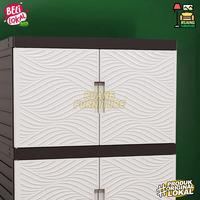 Gambar Lemari Pakaian Plastik Kingdom Virus Zebra 4 Susun Lemari Minimalis Aesthetic - 2 SUSUN ZEBRA  dari Ruang Furniture_NEW undefined 3 Tokopedia