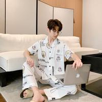 Gambar BAJU TIDUR COWOK DEWASA SATIN IMPORT PIYAMA PRIA SET CELANA PANJANG - COWOK.CPK.085, L dari BastetshopTokopedia undefined 2 Tokopedia