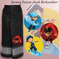 Gambar Sarung Instan Anak Laki Laki Berkarakter Boboiboy Sarung Anak Usia 1-12 Tahun Sarung Sholat Anak - Hitam 01, M dari Eiden'Collection undefined 1 Tokopedia