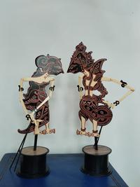 Gambar Hiasan Pajangan Wayang Kayu Rama Sinta Set Isi 2 dari Kerajinan Tulakir Fiberglass undefined 3 Tokopedia