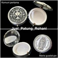 Gambar Tempat Rosario Logam Bulat - BENEDIKTUS dari jual patung rohani undefined 1 Tokopedia