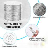 Gambar 100m Kawat Manik Manik 0.3mm Tali Kawat Tembaga Untuk Membuat Perhiasan DIY - Perak dari Nora-store_NEW undefined 3 Tokopedia