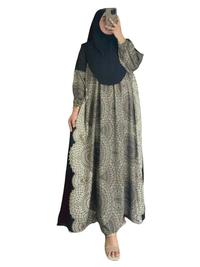 Gambar Gamis Set Plus Kerudung Hanum Plus Hijab Kombinasi - 2 dari Devina collection tasik undefined 1 Tokopedia