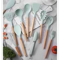 Gambar Alat Masak Sutil Silikon Tanas Panas Anti Leleh Tosca Series OR-203 Kayu Kitchenware - or-203G pasta dari HOUROFFER OFFICIAL undefined 1 Tokopedia
