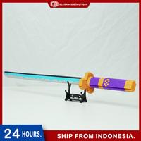 Gambar EB 【COD】Balok - balokPedang mainan  55CM，Pedang Roronoa Zoro dari anime One Piece，Trik Senjata Tiga PedangKutetsu ，Enma ，Shusui ，Wado Ichimonji ，Kimetsu no Yaiba ，Mainan koleksi pedang demon slayer - Wado Ichimonji dari ELEGANCE BOLUTIQUE undefined 4 Tokopedia