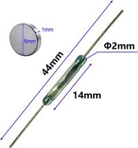 Gambar Saklar Magnetic Sensor Magnetron Detektor Alarm NO 2 pin Reed Switch 2x14mm dari SNW JAYA undefined 3 Tokopedia