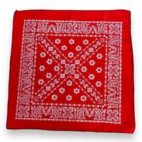 Gambar Bandana Slayer Multifungsi Motif Paisley Ukuran 45×45cm Bahan Polyester Merah Hitam Batik Kain - Hitam dari dlota store undefined 4 Tokopedia