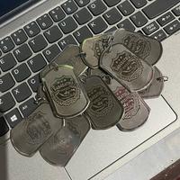 Gambar Kalung Ragasatria / kalung R4945ATRIA / Kalung Polisi / Dog tag ragasatria / Kalung army / Kalung logo Ragasatria  Bandul Rantai Liontin kalung letting ragasatria - Logo sesuai gambar, Kalung & Liontin dari Wolves dogtag undefined 3 Tokopedia