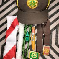 Gambar set atribut Pramuka siaga sd lengkap putra putri  Topi Tali Pisau Anak - set cewek+topi dari Asday Store undefined 2 Tokopedia