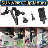 Gambar SUN VISOR CAR Mount Clip 360 Rotating Ball, Penjepit Action Camera Smartphone Ke Pelindung Matahari Mobil Dudukan Klip Kamera Aksi GoPro Hero, DJI Osmo 360/Action/Pocket, Insta360 X3 X4 X5 GO 3 dari PRINSIP undefined 1 Tokopedia